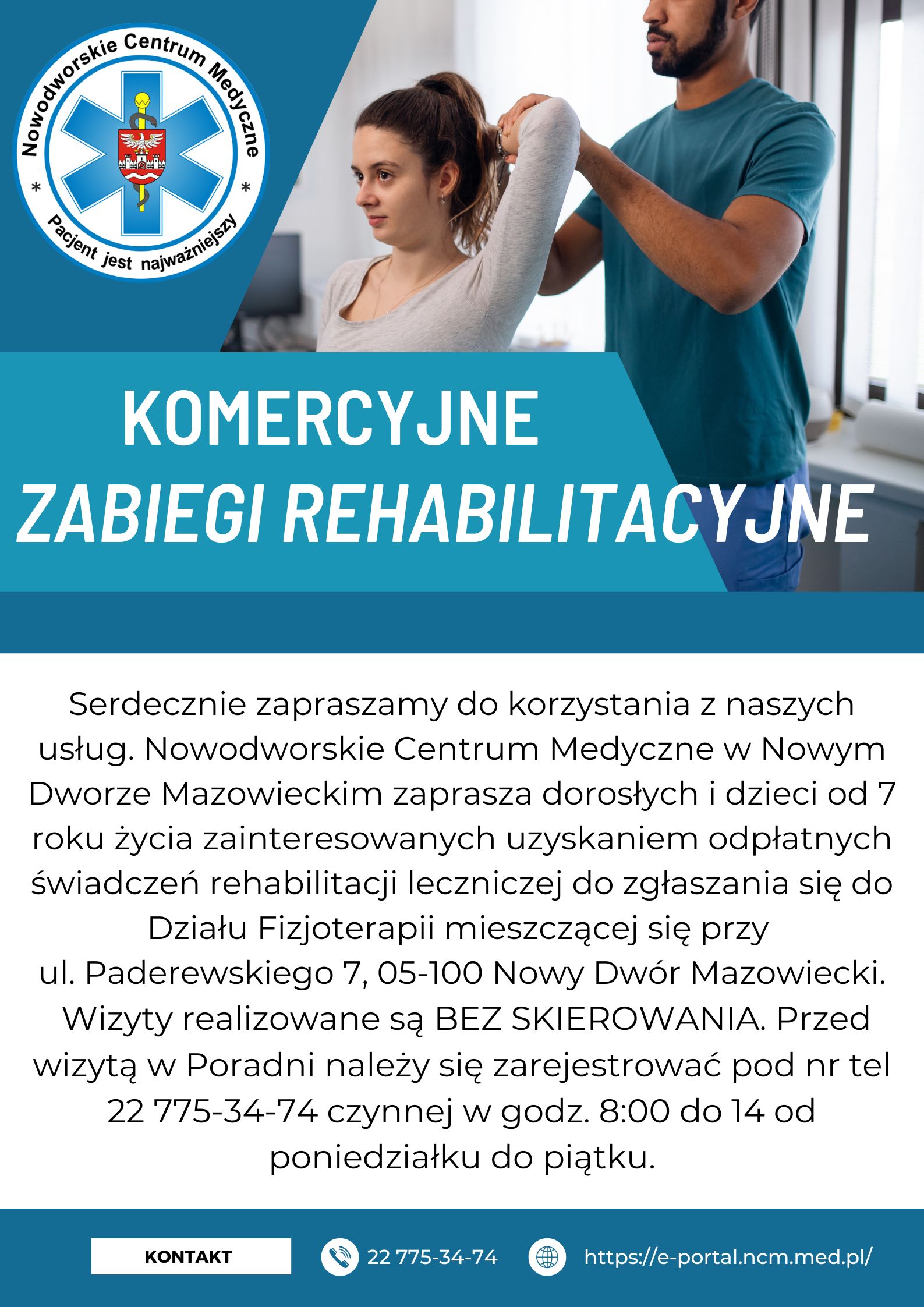 REHABILITACJA LECZNICZA KOMERCYJNA